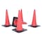 Vestil Traffic Cone, PVC, 30.75 Height, 17.75 Length, 10, Orange 5 PK TC-30-5PK - alternate 3